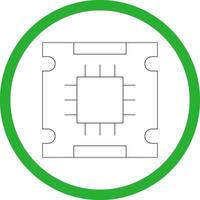 Processor Creative Icon Design vector