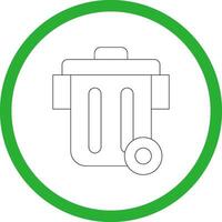 Bin Creative Icon Design vector