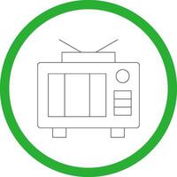 Tv Creative Icon Design vector