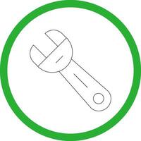 Wrench Creative Icon Design vector