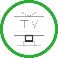 Tv Creative Icon Design vector