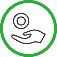 Zakat Creative Icon Design vector
