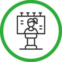 Billboard Creative Icon Design vector