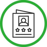 Rating Creative Icon Design vector