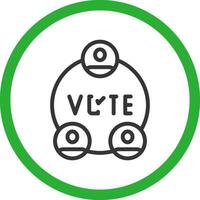 diseño de icono creativo de elecciones vector