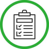 Checklist Creative Icon Design vector