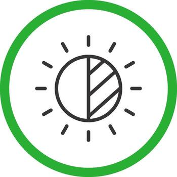 diseño de icono creativo de exposición vector