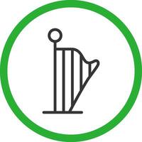 Harp Creative Icon Design vector
