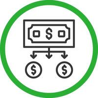 Money Creative Icon Design vector