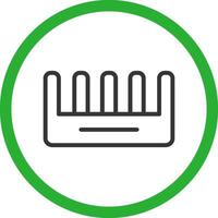 Comb Creative Icon Design vector