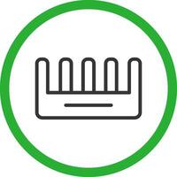 Comb Creative Icon Design vector