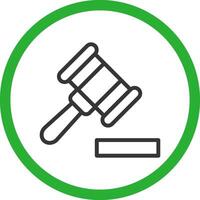 Gavel Creative Icon Design vector