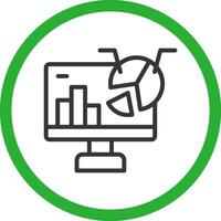 Data Analytics Creative Icon Design vector