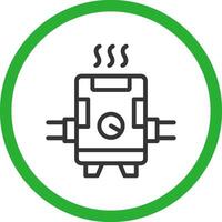 Water Heater Creative Icon Design vector