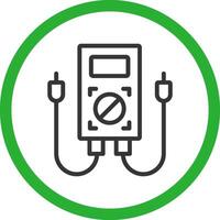 Multimeter Creative Icon Design vector