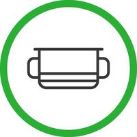 Pot Creative Icon Design vector