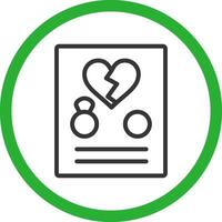 Divorce Creative Icon Design vector