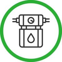 Water Filter Creative Icon Design vector