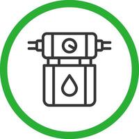 Water Filter Creative Icon Design vector