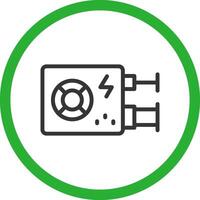 Power Supply Creative Icon Design vector