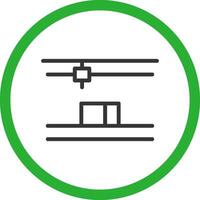 3D Printing Creative Icon Design vector