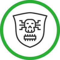 Malware Creative Icon Design vector