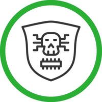 Malware Creative Icon Design vector