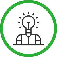 Idea Creative Icon Design vector
