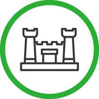 Fortress Creative Icon Design vector
