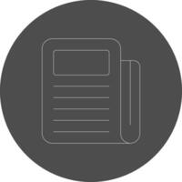Newspaper Creative Icon Design vector