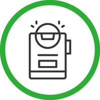 Light Creative Icon Design vector