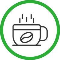 Coffee Cup Creative Icon Design vector