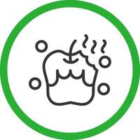Rotten Creative Icon Design vector