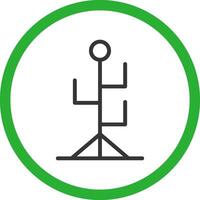 Clothes Stand Creative Icon Design vector