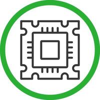 Processor Creative Icon Design vector