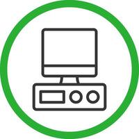 Computer Creative Icon Design vector