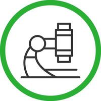 Microscope Creative Icon Design vector