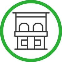 Ticket Box Creative Icon Design vector