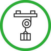 Pulley Creative Icon Design vector