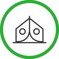 Tent Creative Icon Design vector