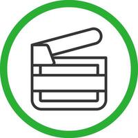Clapperboard Creative Icon Design vector