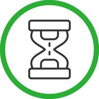 Hourglass Creative Icon Design vector