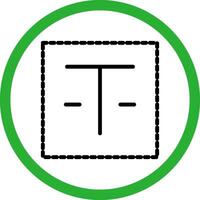 Text Box Creative Icon Design vector
