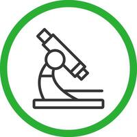 Microscope Creative Icon Design vector