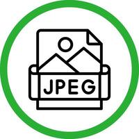 Jpeg Creative Icon Design vector