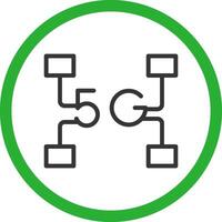 Network Creative Icon Design vector