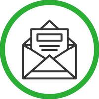 Open Email Creative Icon Design vector