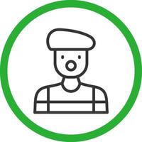 Mime Creative Icon Design vector