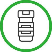 Test Tube Creative Icon Design vector