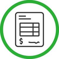 Line Green Gradient Design vector